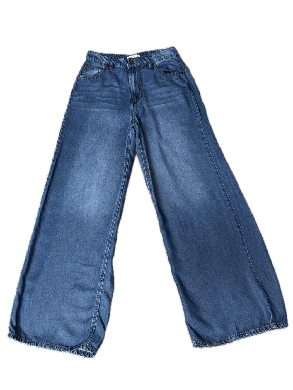 👖🌆 OAT NEW YORK Wide Leg Lightweight Lyocell Denim Pants Jeans | Women's 4/27
